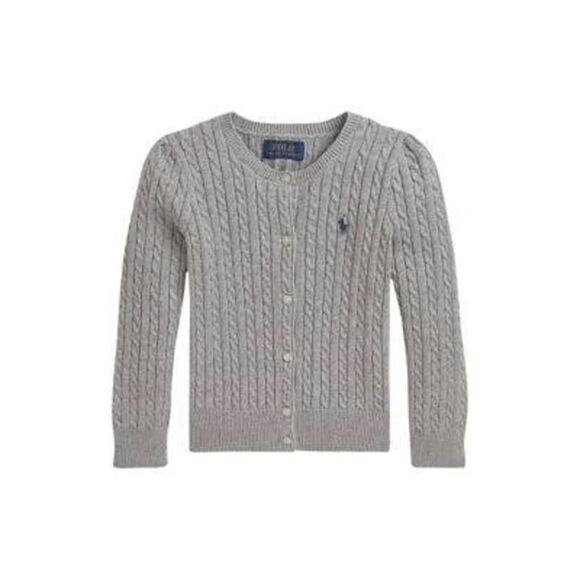 Polo Ralph Lauren Grey Sweater with Purple Icon Kids 2T‎ - Picture 1 of 6